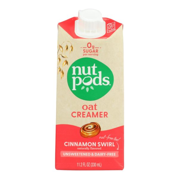 Nutpods - Crmr Oat Unswt Cinnamon Swrl - Case of 12-11.2 FZ - Image 2