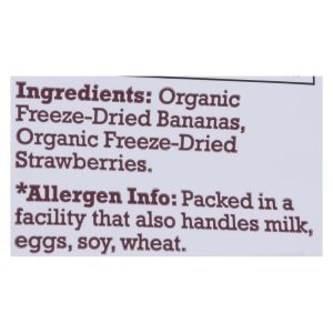 Natierra Freeze Dried - Bananas and Strawberries - Case of 12 - 1.8 oz.