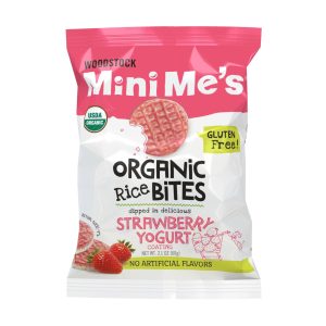 Woodstock Organic Strawberry Yogurt Rice Bites - Case of 8 - 2.1 OZ