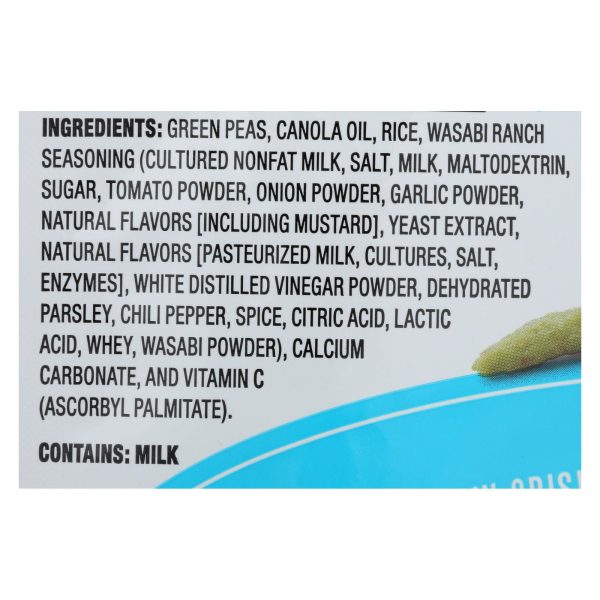 Calbee Snapea Crisp - Snapea Crisps - Wasabi Ranch - Case of 12 - 3.3 oz - Image 2