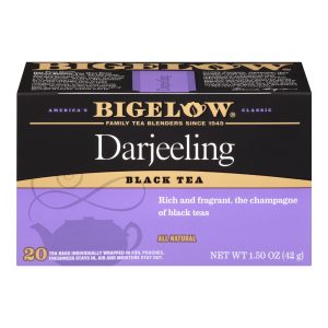 Bigelow Tea Darjeeling Black Tea - Case of 6 - 20 Bags