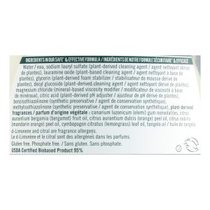 Seventh Generation - Dish Liquid Lemongrass Clementine - Case of 6-19 FZ