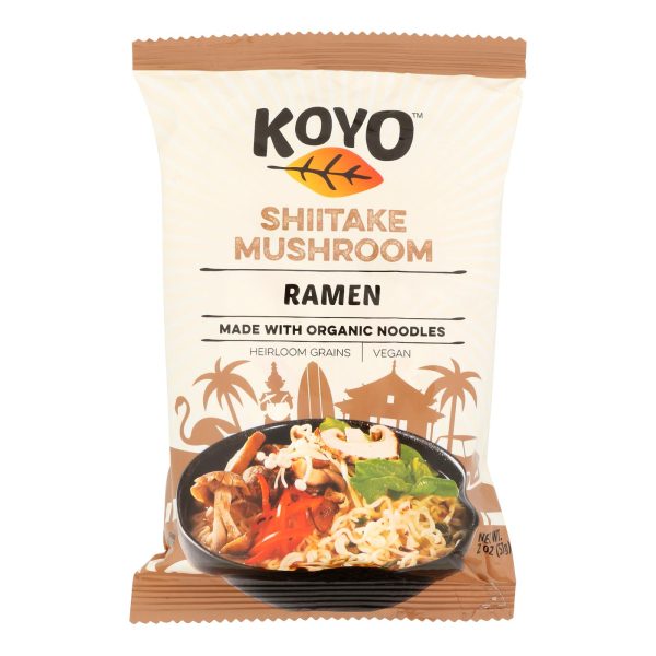 Koyo Shiitake Mushroom Ramen - Case of 12 - 2 OZ - Image 3