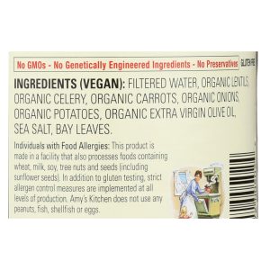 Amy's - Organic Lentil Soup - Case of 12 - 14.5 oz