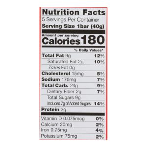 Pamela's Products - Oat Chocolate Chip Whenever Bars - Peanut Butter - Case of 6 - 1.41 oz.