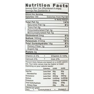 Kettle Brand Potato Chips - Salt and Pepper - Case of 15 - 5 oz.