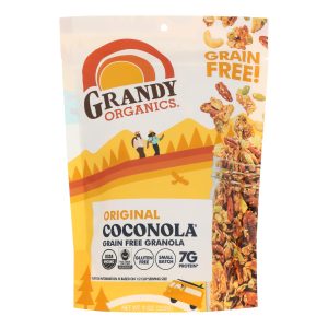 Grandy Oats Organic Granola - Original Coconola - Case of 6 - 9 oz