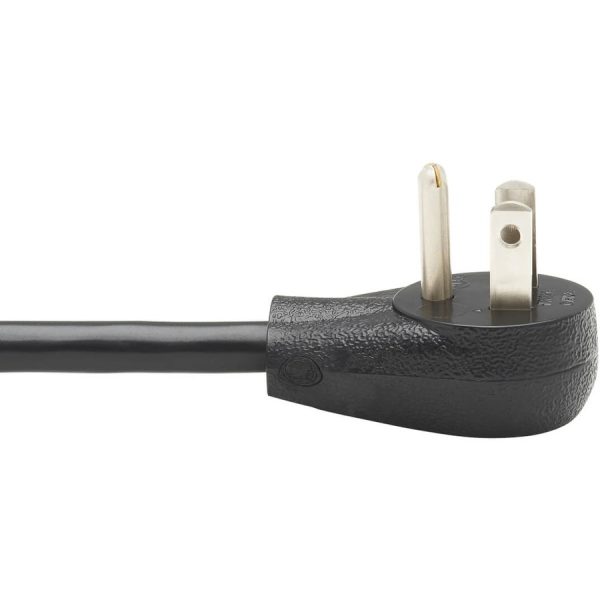 Eaton Tripp Lite Series Power Extension Cord, Right-Angle NEMA 5-15P to NEMA 5-15R - 13A, 120V, 16 AWG, 1 ft. (0.31 m), Black - Image 4