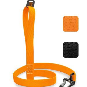 Evolutor Extra Heavy Duty Dog Leash 4 Ft   Durable Leash for Large Medium and Small Dogs   Strong Leashes for Large Breed Dogs   Walking Dog Leash (Orange)