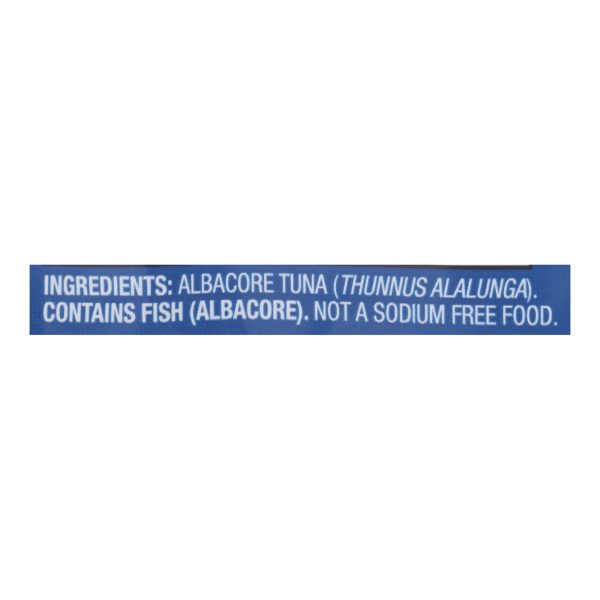 Wild Planet Wild Albacore Tuna With No Salt  - Case of 24 - 3 OZ