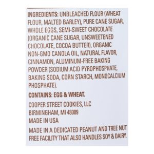 Cooper Street - Ckies Cinnamon Chocolate Chip - Case of 6 - 5 OZ