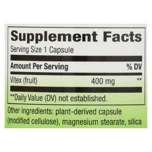 Nature's Way - Vitex Fruit - 400 mg - 100 Capsules
