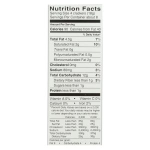 Breton/Dare - Crackers - Original with Flax - Case of 6 - 4.76 oz.