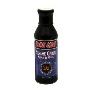 Iron Chef Sauce and Glaze - Sesame Garlic - Case of 6 - 15 oz.