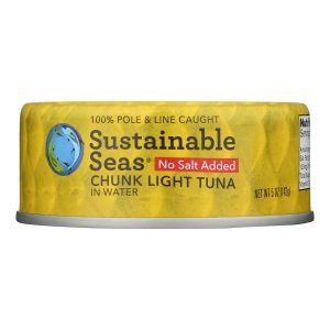 Sustainable Seas Chunk Light Tuna In Water - Case of 12 - 5 OZ
