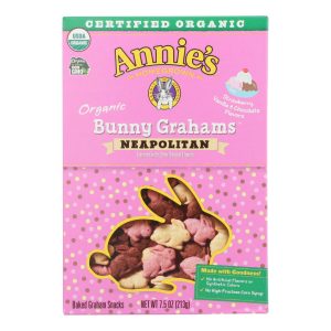 Annie's Homegrown - Crckrs Neapltn Bunnie - Case of 12-7.5 OZ