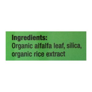 Pines International Alfalfa - Organic - Tablets - 500 Tablets
