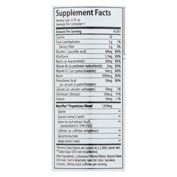 Celsius Sparkling Wild Berry Dietary Supplement  - Case of 12 - 12 FZ - Image 2