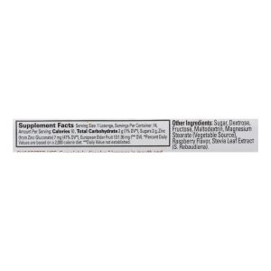 Quantum Zinc Lozenges Elderberry Raspberry - 1.2 oz - Case of 12