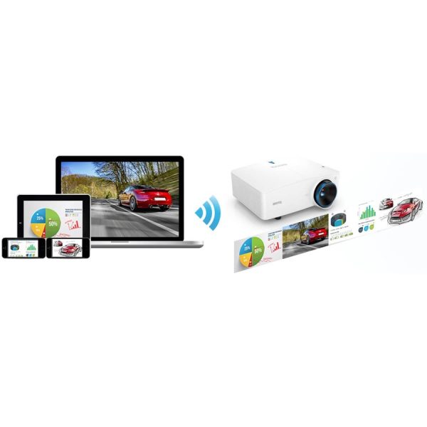 BenQ BlueCore LU930 3D Ready DLP Projector - 16:10 - White - Image 7
