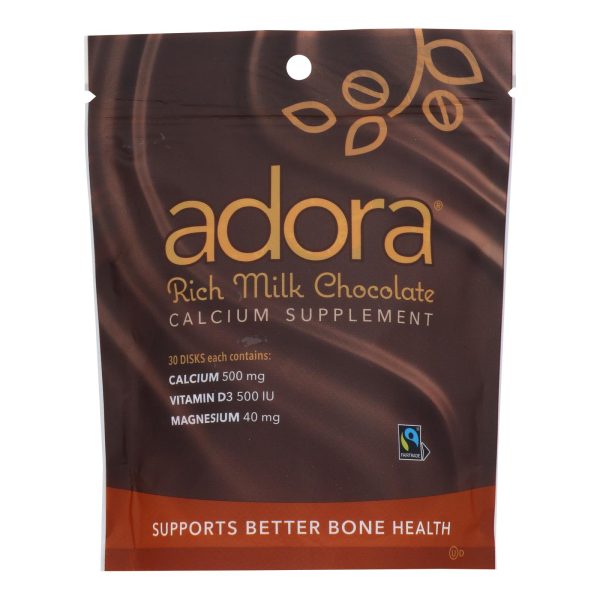 Adora - Chocolate Disk Mlkchc Calc - 1 Each-30 CT - Image 2