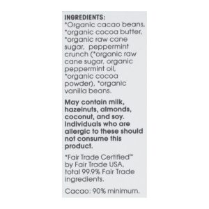 Alter Eco Americas - Chocolate Dp Dark Crisp Mint - Case of 12 - 2.65 OZ