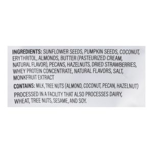 NutraiL - Granola Keto Vanilla Strawberry - Case of 6-8 ounces