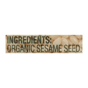 Simply Organic - Sesame Seed - Case of 6-3.21 OZ