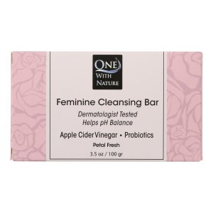 One With Nature - Soap Feminine Petal Fresh - Case of 3-3.5 OZ