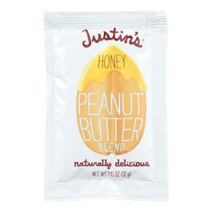 Justin's Nut Butter Squeeze Pack - Peanut Butter - Honey - Case of 10 - 1.15 oz.