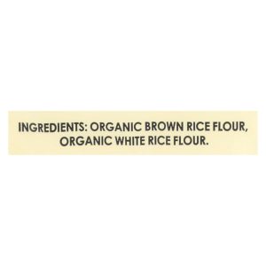 Edward and Sons Brown Rice Snaps - Unsalted Plain - Case of 12 - 3.5 oz.