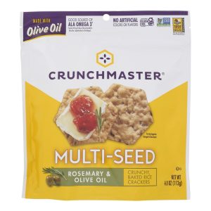 Crunchmaster - Multiseed Crckr Rsmry&olv - Case of 12 - 4 OZ
