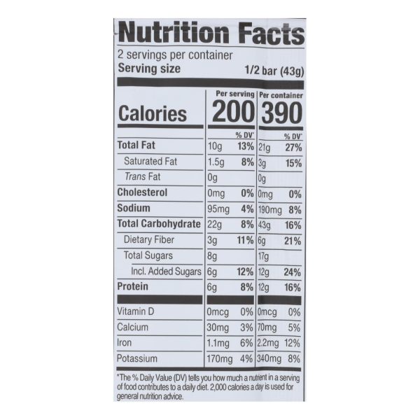 Probar Organic Peanut Butter Bar - Case of 12 - 3 oz - Image 3