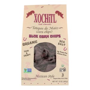 Xochitl Blue Corn Chips  - Case of 10 - 12 OZ