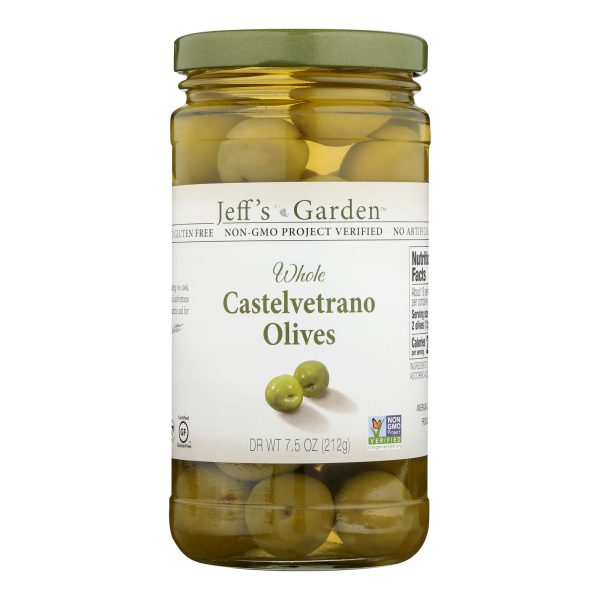Jeff's Natural Jeff's Natural Castelvetrano Olives - Castelvetrano - Case of 6 - 7.5 oz. - Image 2