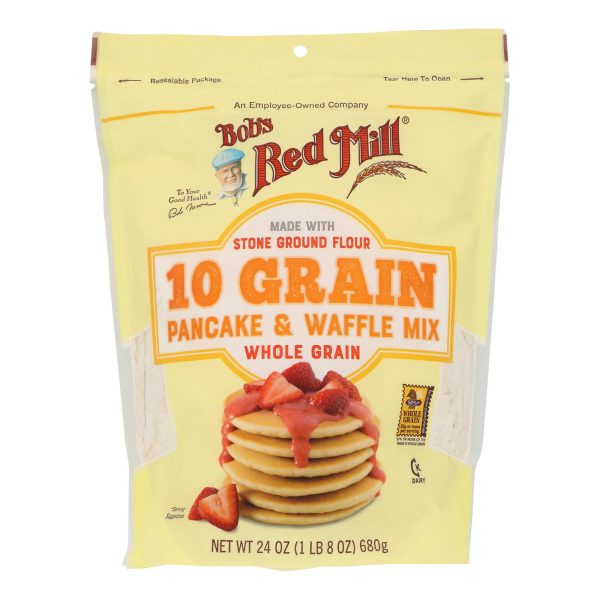 Bob's Red Mill - Pancake/waffle Mix 10 Green - Case of 4-24 OZ - Image 2