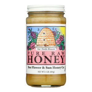 Bee Flower and Sun Honey - Star Thistle Blossom - Case of 12 lbs
