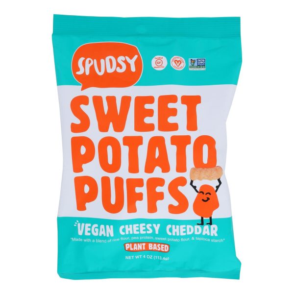 Spudsy - Sw Pot Puff Chsy Cheddar - Case of 12 - 4 OZ - Image 2
