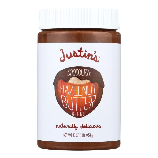 Justin's Nut Butter Hazelnut Butter - Chocolate - Case of 6 - 16 oz. - Image 2