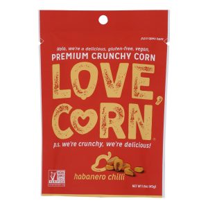 Love Corn - Roasted Corn Habanero - Case of 10 - 1.6 OZ