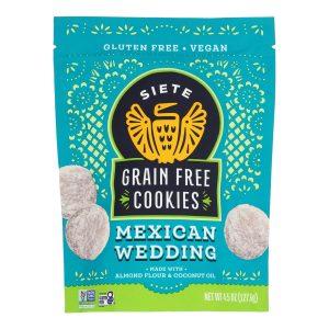 Siete - Cookie Mexican Wedding - Case of 10-4.5 OZ