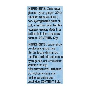 Ginger People Gingins Super Boost Candy - Case of 24 - 1.1 oz
