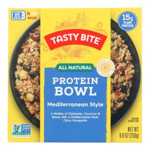 Tasty Bite - Bowl Protein Medit Style - Case of 6-8.8 OZ