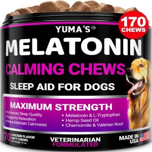 YUMA'S Melatonin Calming Chews for Dogs 170 Chews