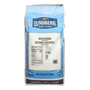 Lundberg Family Farms Organic Rice Brown Basmati - Single Bulk Item - 25LB