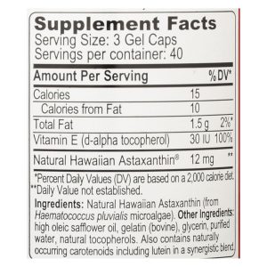 Bioastin 4Mg Astaxanthin Microalgae  - 1 Each - 120 CAP