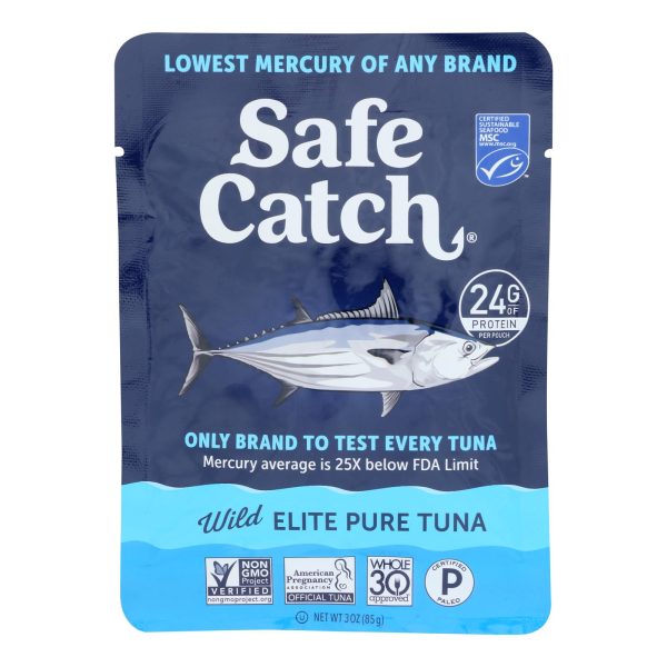 Safe Catch - Tuna Elite Wild Ss Pouch - Case of 12 - 3 OZ - Image 3