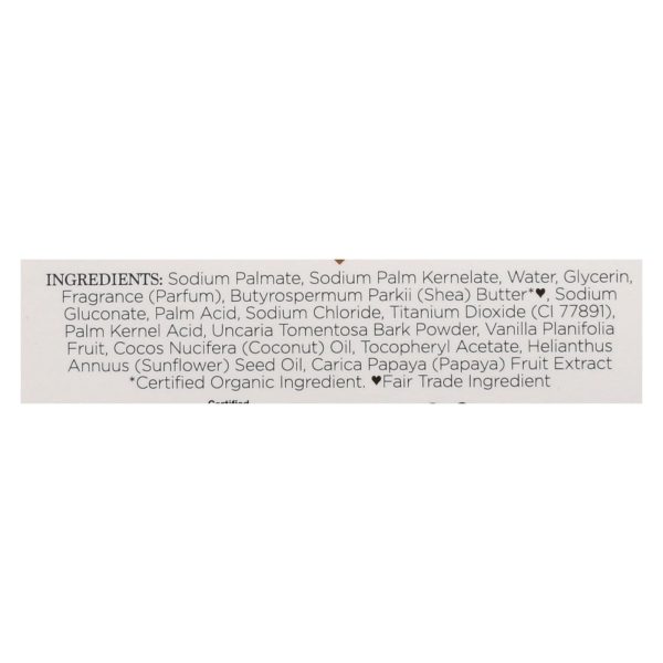 Nubian Heritage Bar Soap Coconut And Papaya with Vanilla Beans - 5 oz