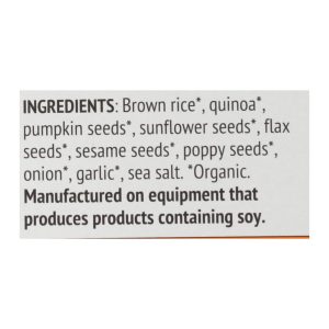 Mary's Gone Crackers Super Seed - Everything - Case of 6 - 5.5 oz.