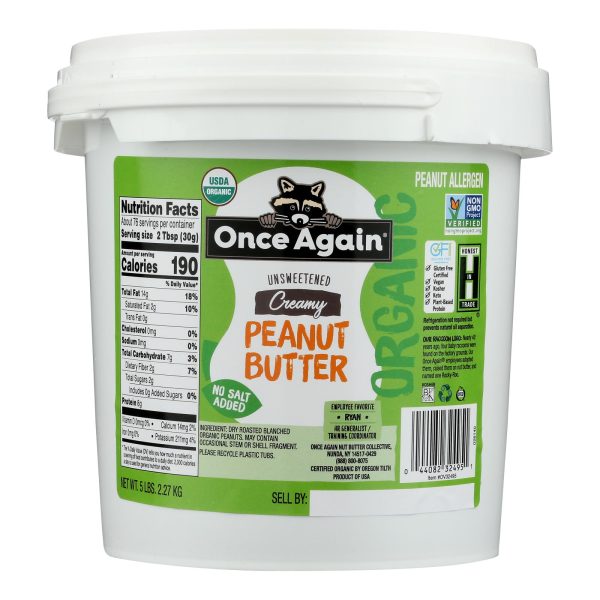 Once Again - Peanut Butter Creamy No Salt - 1 Each 1-5 LB - Image 2